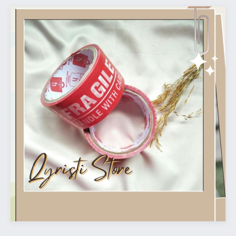 

LAKBAN FRAGILE MERAH 48mm*50Y
