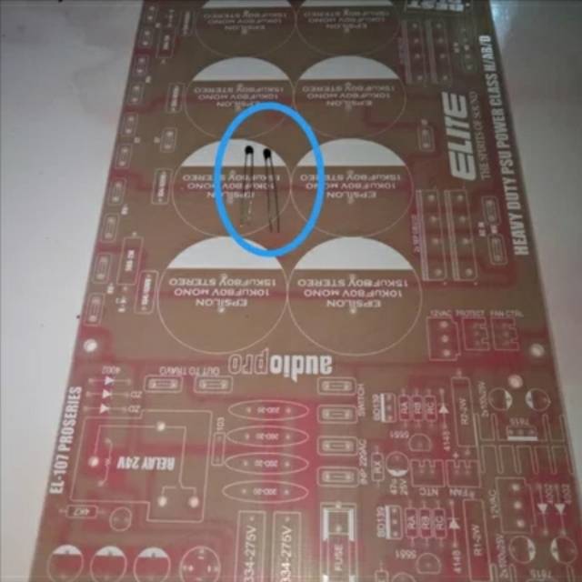 PCB Elite Heavy Duty PSU 8 Elco Utk Power Class H AB & D Plus Softstart NTC Type IC107 Proseries