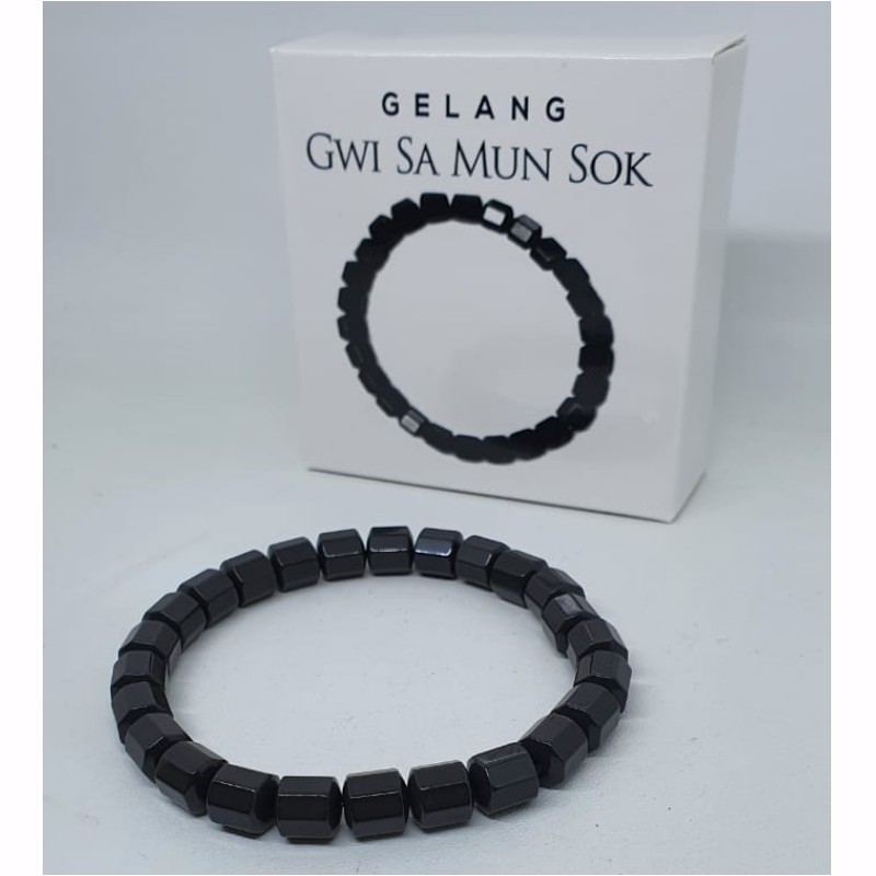 Gelang Kesehatan Batu Gwisamunsok Segi 8 Original