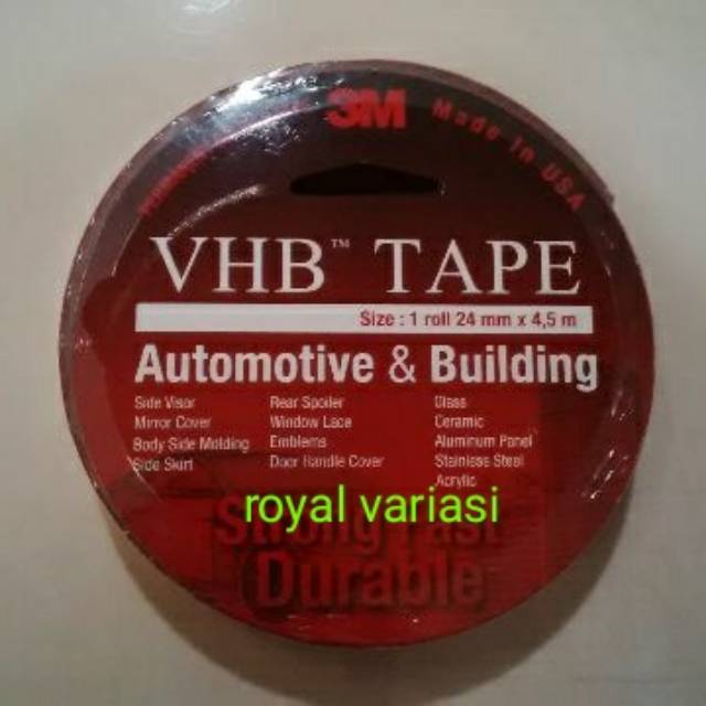 

Double Tape 3M VHB 24mm x 4,5m Original