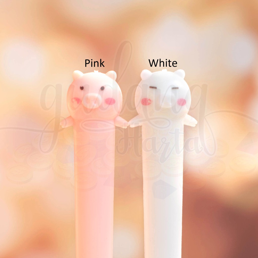 Pulpen Gel Babi Gendut Lucu Unik Pena GH 307140