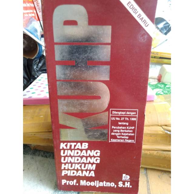 Jual Kuhp Kitap Undang Undang Hukum Pidana Edisi Baru Shopee