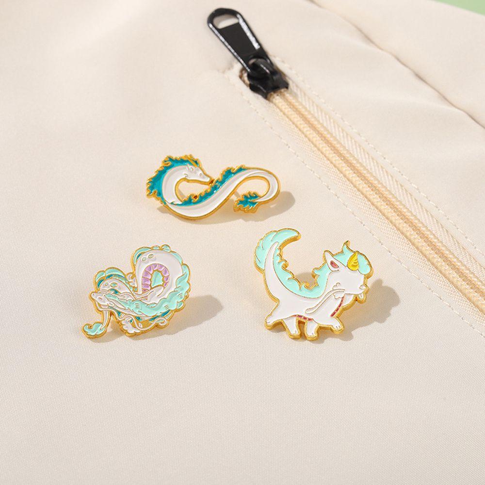 Needway Hewan Lencana Pin Warna-Warni Dekorasi Perhiasan Aksesoris Perjalanan Peringatan Desain Hewan Pakaian Kerah Pin Logam Enamel Bros