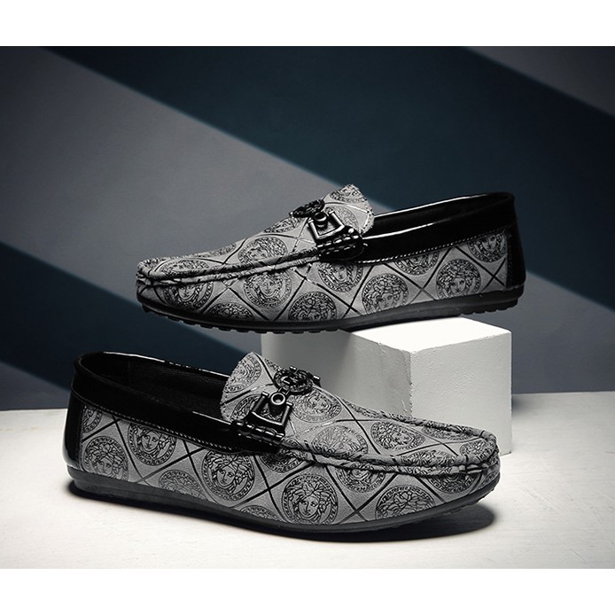 Hemat Sepatu Slip On Pria Kulit Sintetis Sp308