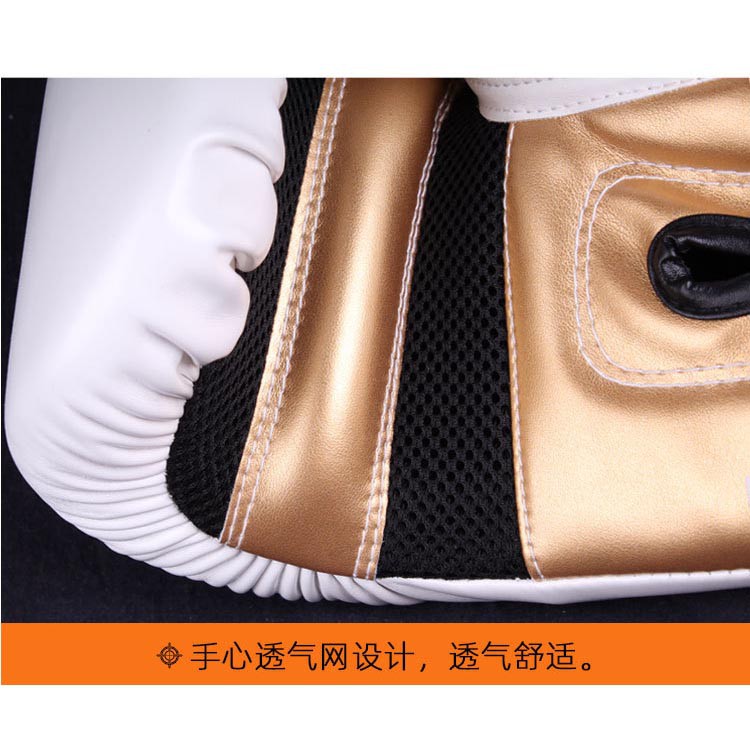 KANGLIYA Sarung Tangan Tinju MMA UFC Boxing Muay Thai Leather Glove 12 OZ - FE-BO003 - Black