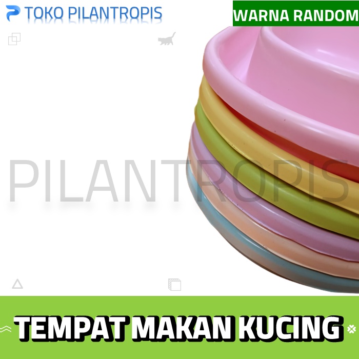 TEMPAT MAKAN KUCING DOUBLE ANTI SEMUT PET BOWL MANGKOK MANGKUK WADAH MAKAN KUCING MURAH