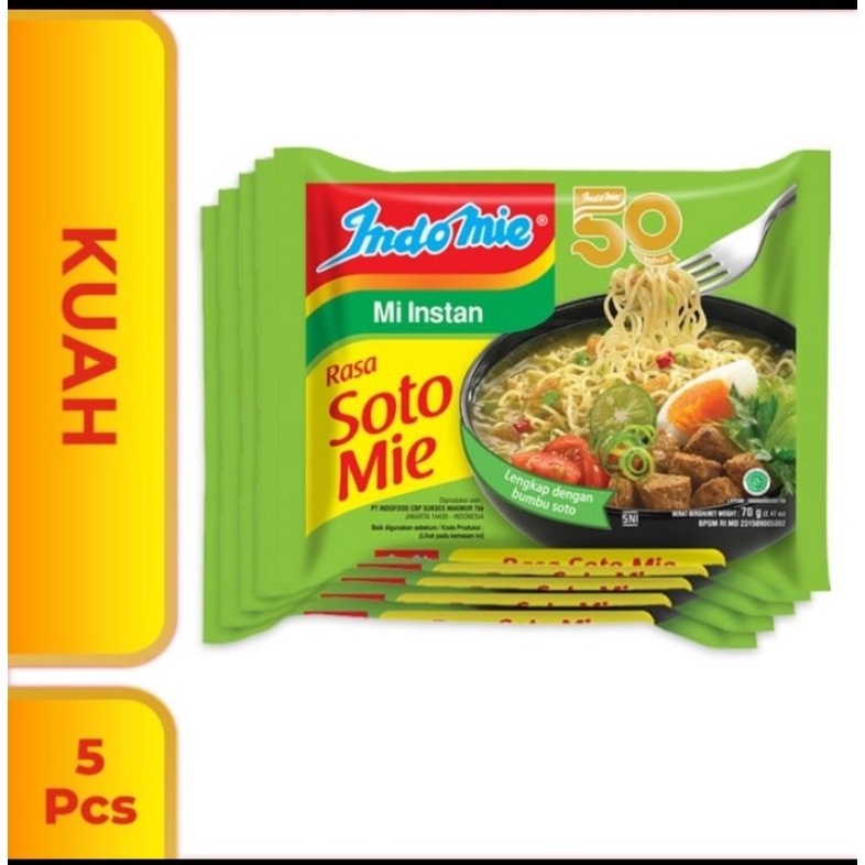 

Indomie soto 5 pcs