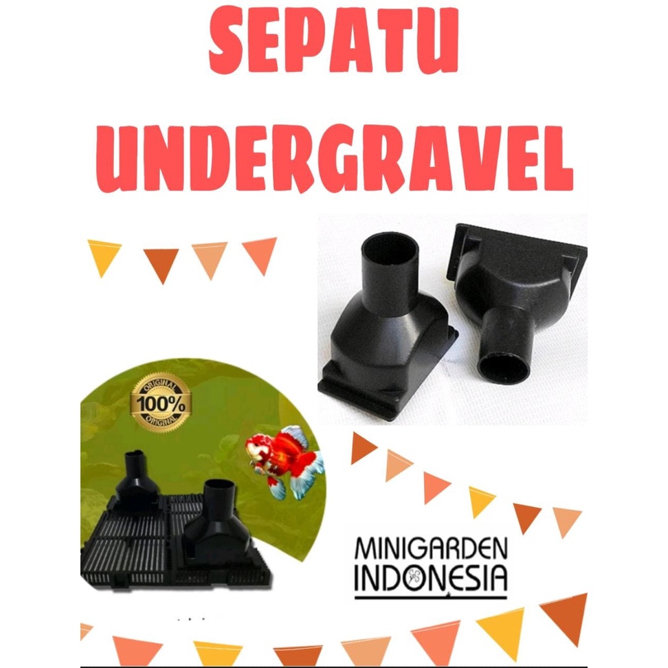 SEPATU UNDERGRAVEL DUDUKAN KAKI TATAKAN SEMI UNDERGRAVEL AQUASCAPE