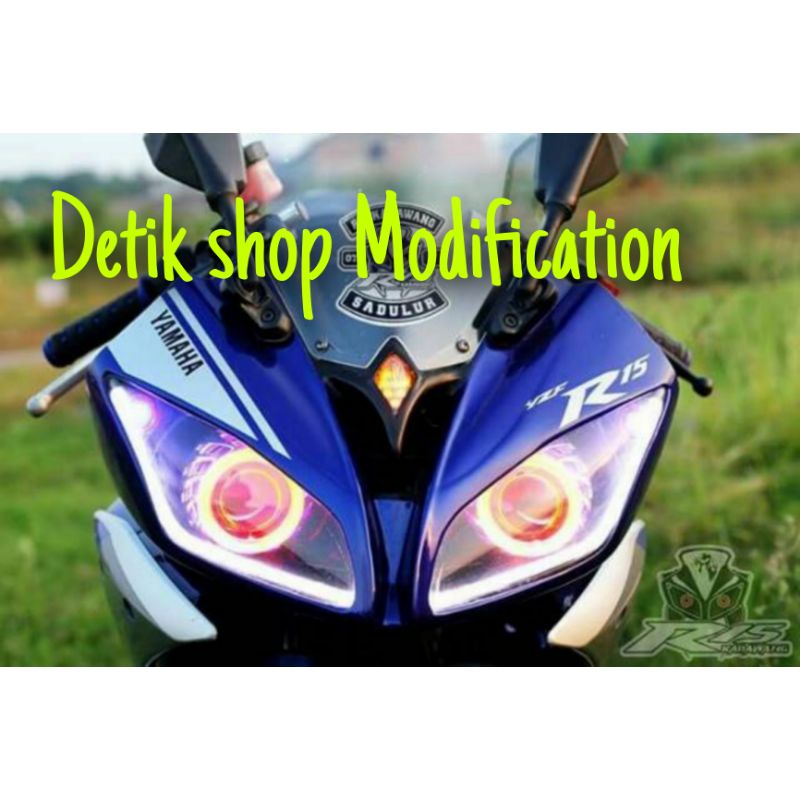 COVER HEADLAMP R6 BUAT R15 OLD V2 HEADLAMP R15 V2 MODEL R6 TOPENG R6