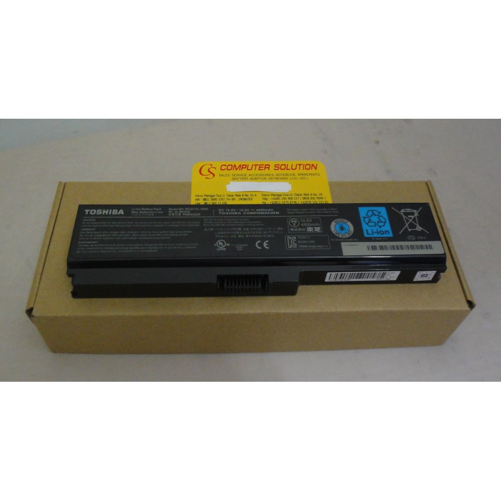 Baterai / Battery Original Toshiba Satellite C600 Toshiba C640 Toshiba L600 Toshiba L630 Toshiba L63