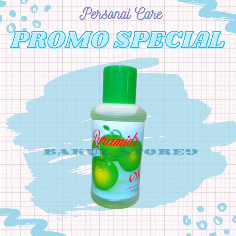 Shampoo Pyramid Apel Sampo And Conditioner Merawat / Penyubur Rambut / Anti Ketombe 350 Ml