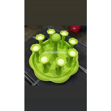 Stand glass / rak gelas gantung plastik / gantungan gelas / tempat gelas / stand gelas / gantung gel