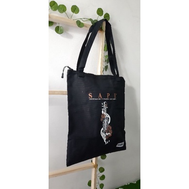 Tote bag Kanvas / Tote bag Resleting / tote Bag pria / tote bag dayak / TOTEBAG SAPE