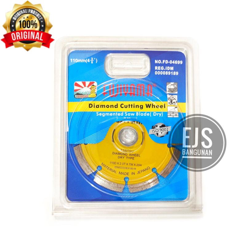 Diamond Wheel Fujiyama Kering 4" / Potong Keramik Fujiyama