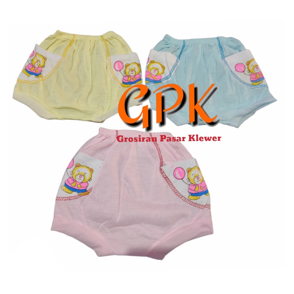 1 Lusin Celana Bayi Kantong Celana Bayi Mambo