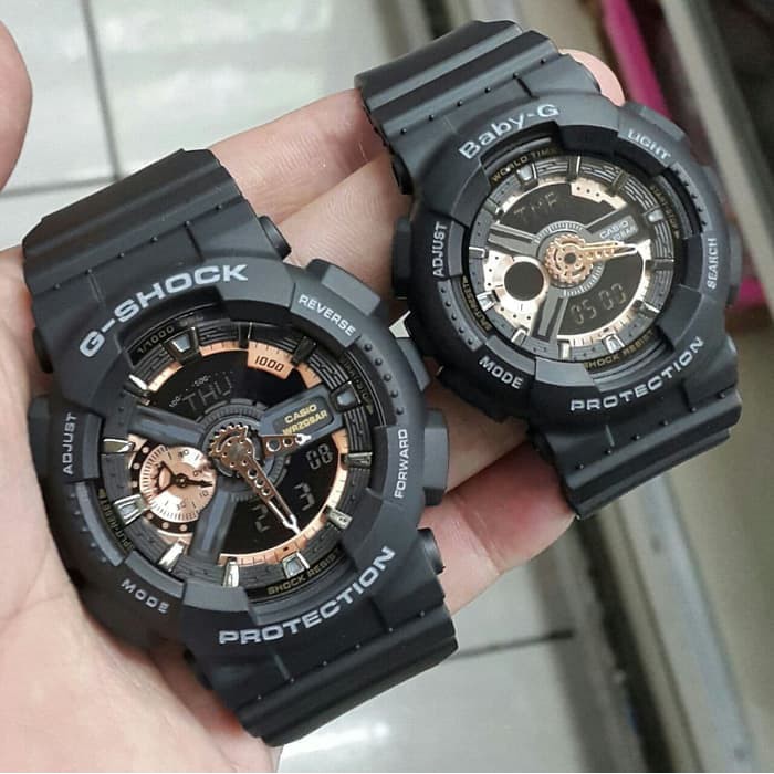 Limited PROMO  JAM TANGAN COUPLE CASIO G-SHOCK DAN CASIO BABY-G Terbatas