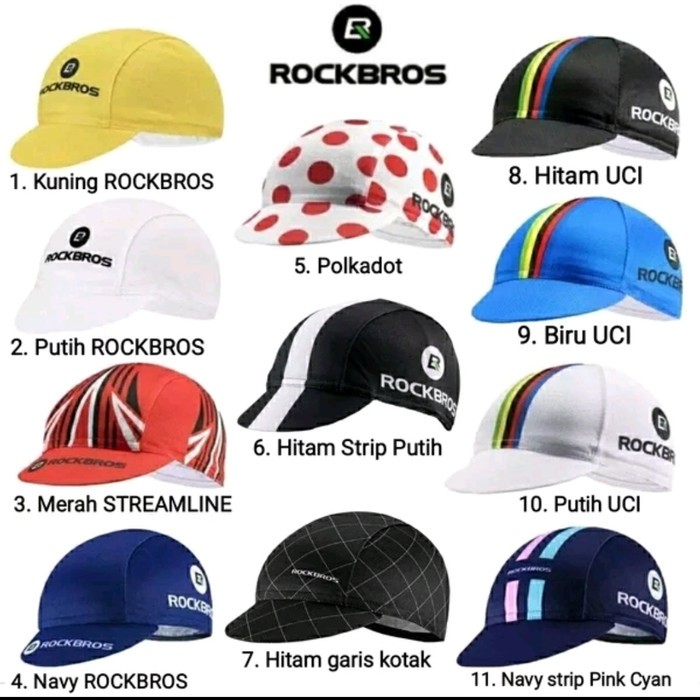 TOPI SEPEDA ANTI UV ROCKBROS MZ1 ORIGINAL