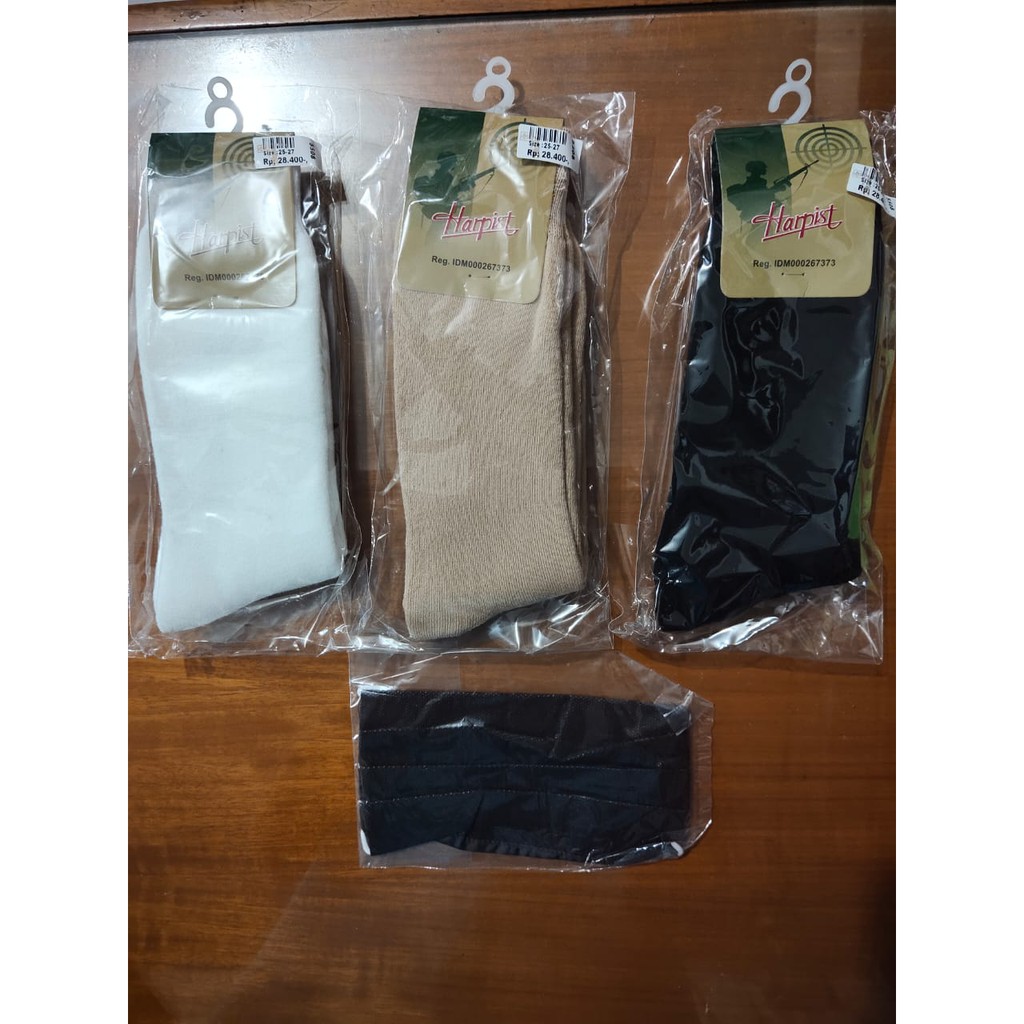 KAOS KAKI HARPIST PDL PROMO 3 PASANG + 1 MASKER BAGUS