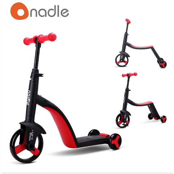 VStore 92 SKUTER SEPEDA ANAK TOODLER NADLE 4IN1-RED