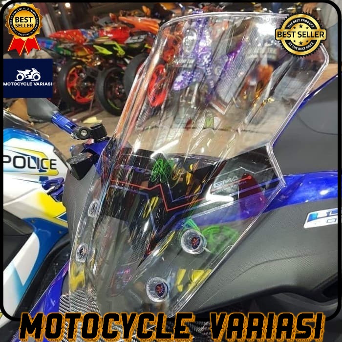 windshield / visor yamaha aerox 155 NEMO [COD]