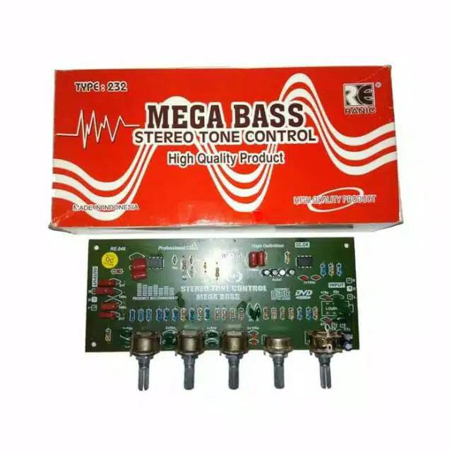 KIT TONE CONTROL STEREO MEGA BASS / Kit Tone control MEGA BASS Stereo