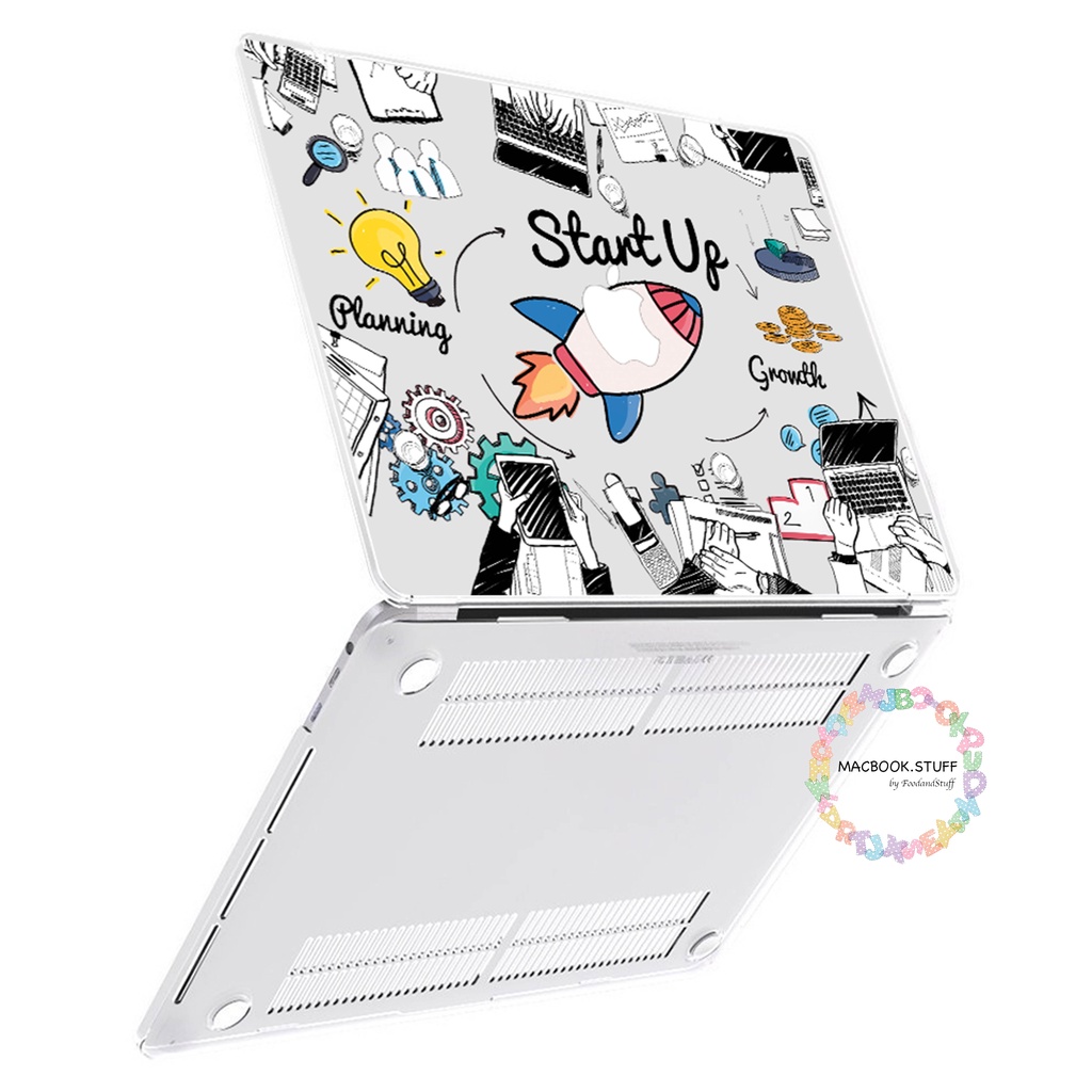 MACBOOK Case CUSTOM ROCKET STARTUP DESIGN NEW AIR PRO RETINA 11 12 13 14 15 16 INCH NON /  WITH CD ROOM / TOUCHBAR / TOUCH ID / M1 2020 2021 2022