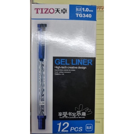 

PULPEN GEL TIZO 1,0MM BALLPOINT PENA GEL