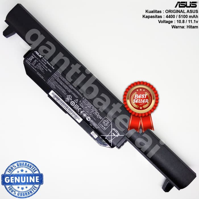 Baterai Asus A45 A55 A75 A85 F45 F55 F75 K45 K55 K75 P45 P55A R400 ORI