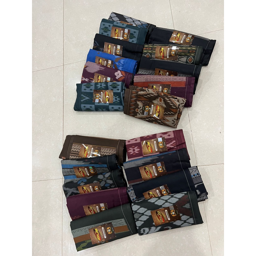 Sarung Tenun Atlas Idaman Serasi Motif Varian