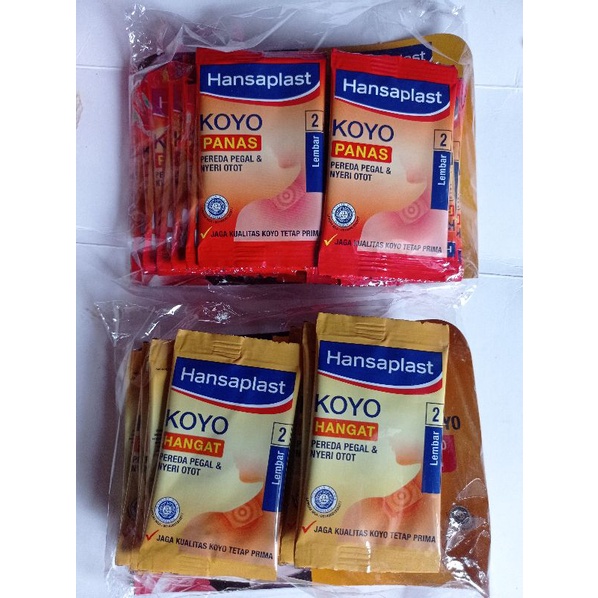 Hansaplast KOYO renteng (20sachet) koyo panas / pereda pegal