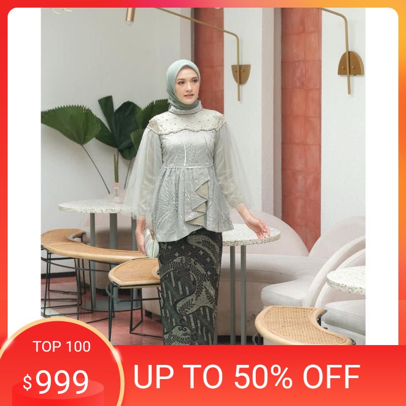 Promo  SET BATIK COUPLE KEBAYA MODERN BATIK COUPLE KEBAYA WISUDA DAN LAMARAN