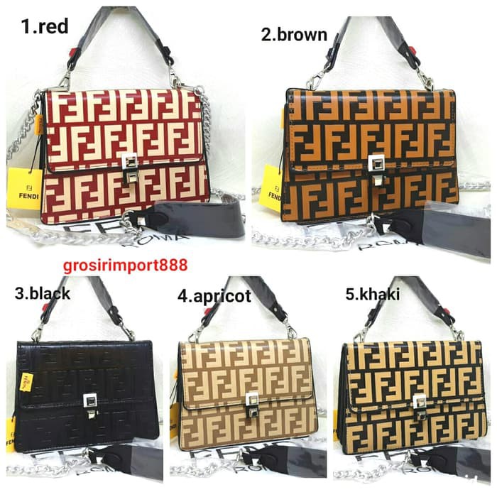Tas Fendi KAN I semi premium 9982 -