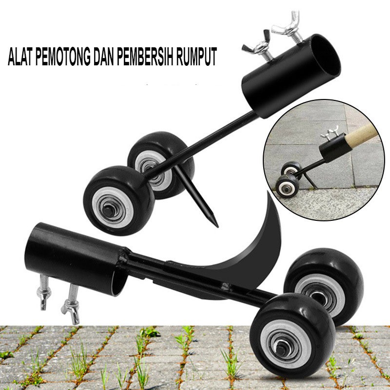 Alat Pembersih/Pencabut Rumput Liar Portable di Taman Halaman Rumah