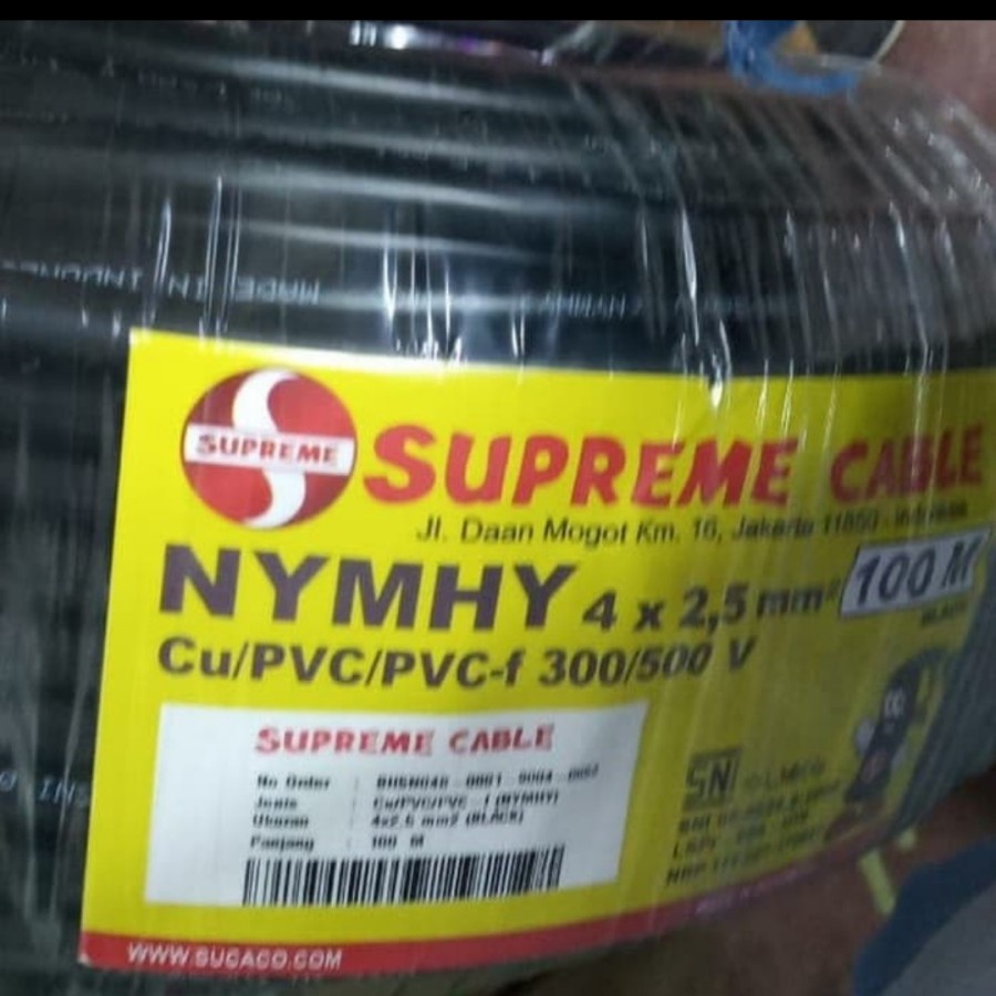 kabel nyyhy 4x2.5 supreme 100mtr
