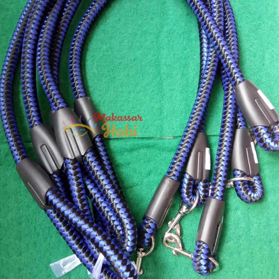 Tali Tuntun Nilon Tebal 1.5 cm Penuntun Hewan Anjing Besar Leash 1.2m