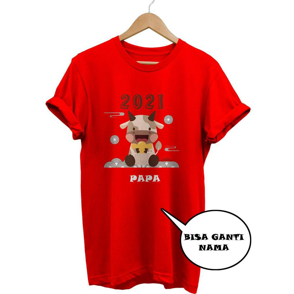 KAOS TSHIRT SINCIA IMLEK 2021 FLAT DESIGN KERBAU MOO COMBED 30S