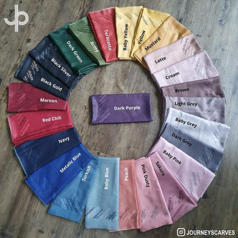 Hena polos plat ori by Journey Hijab