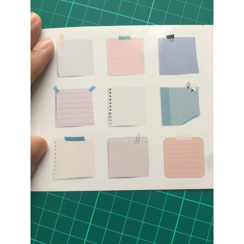 Sticker Notes Stiker Catatan Sekolah Stiker Tumblr Aesthetic Laptop Murah