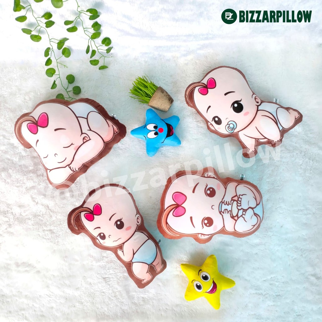 Bizzarpillow Bantal Karakter Bayi SIze M BZ099