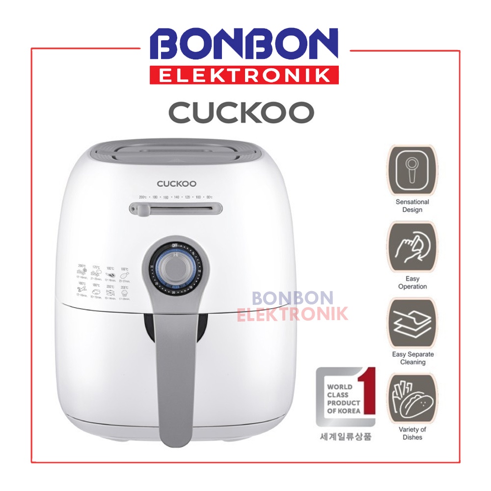 CUCKOO Air Fryer CAF-C0510DW 2.9L Mesin Penggoreng Tanpa Minyak