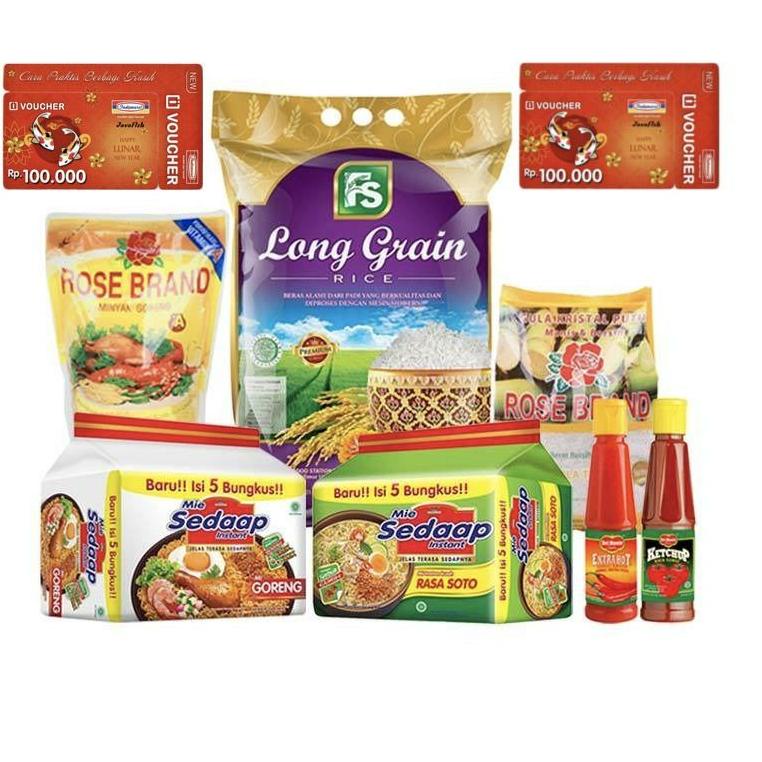 

BISA COD Paketan sembako lndomaret !.
