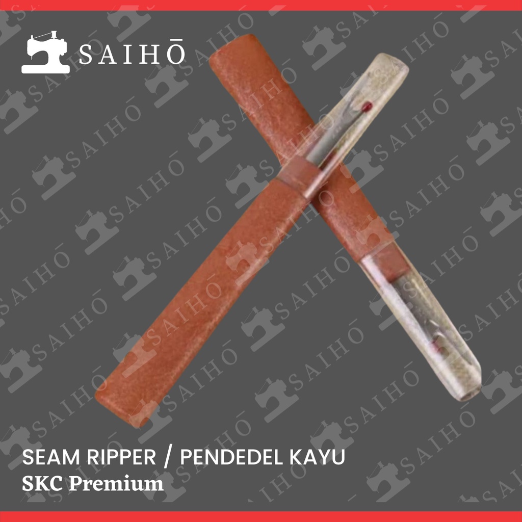 [SKC] Seam Ripper / Pendedel / Sontekan Benang Gagang Kayu