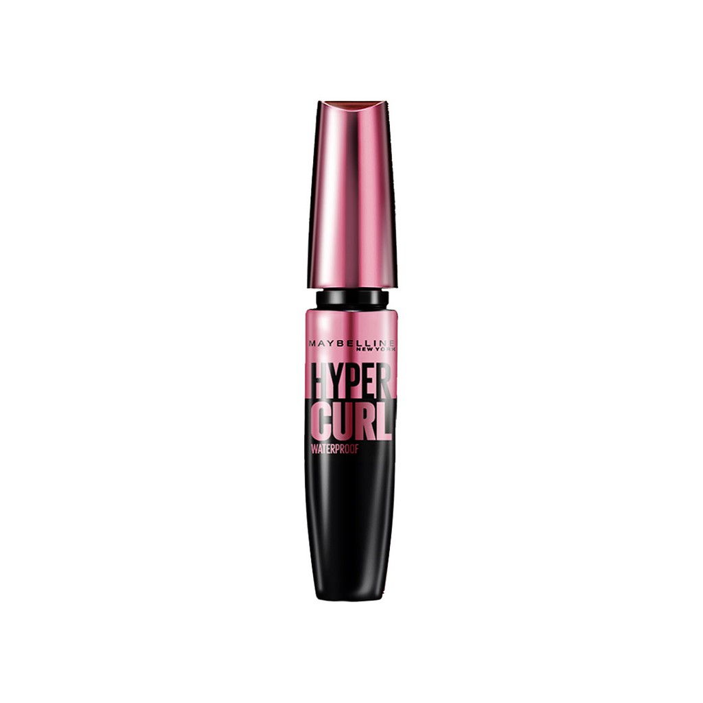 Maybelline Volum Express Hypercurl Waterproof Mascara Make Up - Black / Maskara