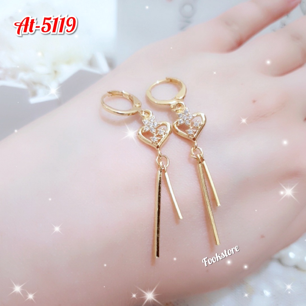 ANTING CLIP AKSESORIS FASHION KOREA ANTI KARAT/COD/TERBARU