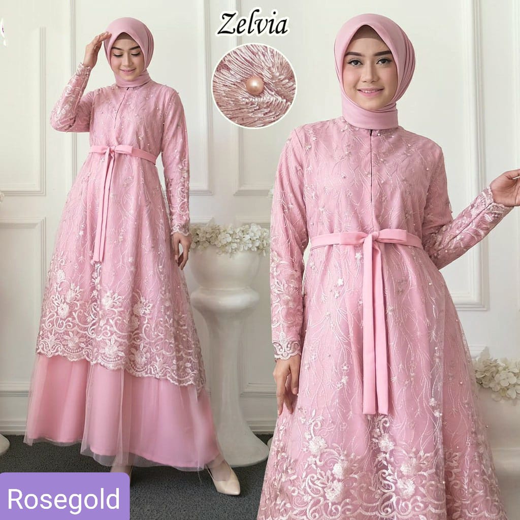 GAMIS SILVIA BUSUI TERBARU/ GAMIS MUSLIM SYARI JUMBO/ SYARI BIGSIZE