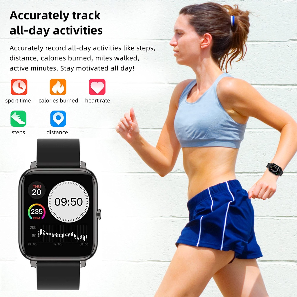 Bozlun jam smartwatch wanita anti air ip68 outdoor jam tangan olahraga pria android ios