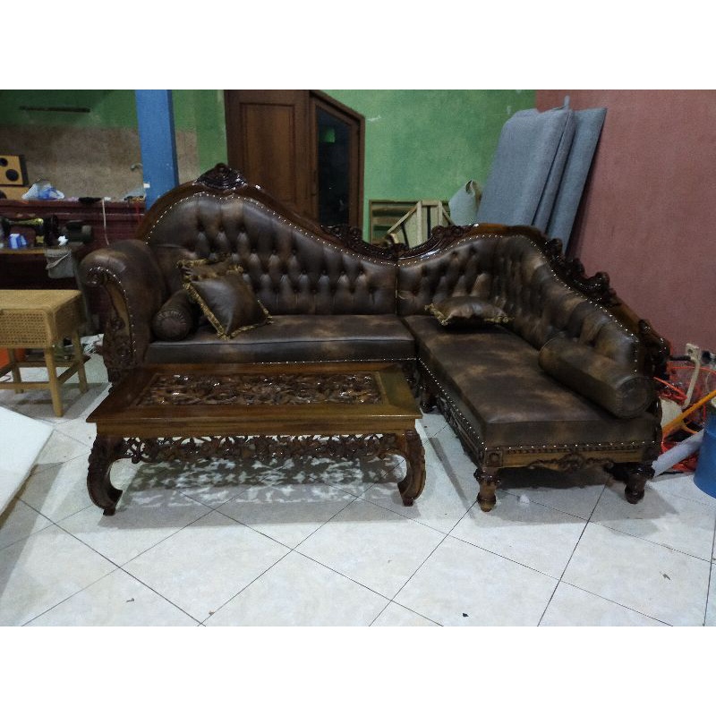 JAF Cleopatra L Sofa Set Ketapang