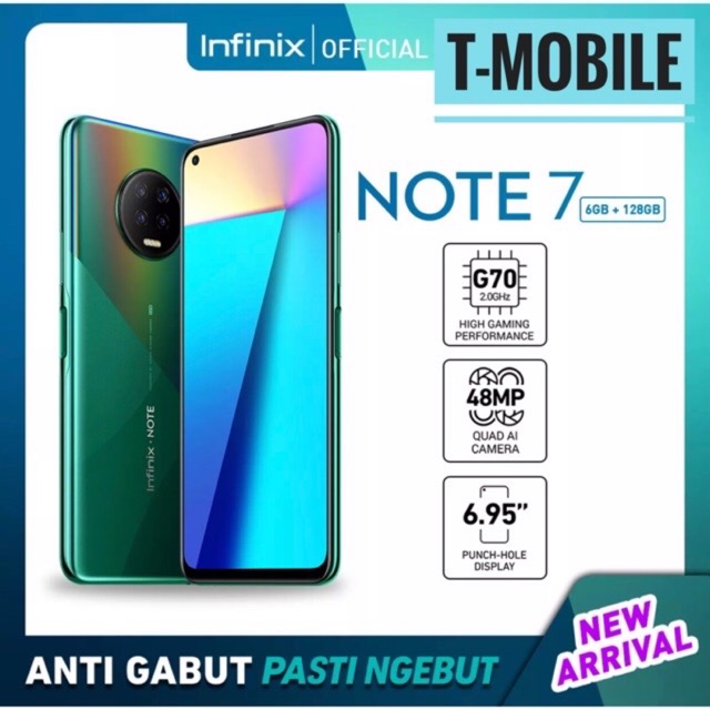 Infinix note 7 6/128Gb