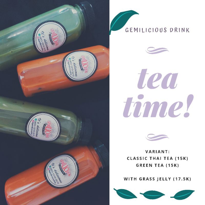 

Thai tea gemilicious