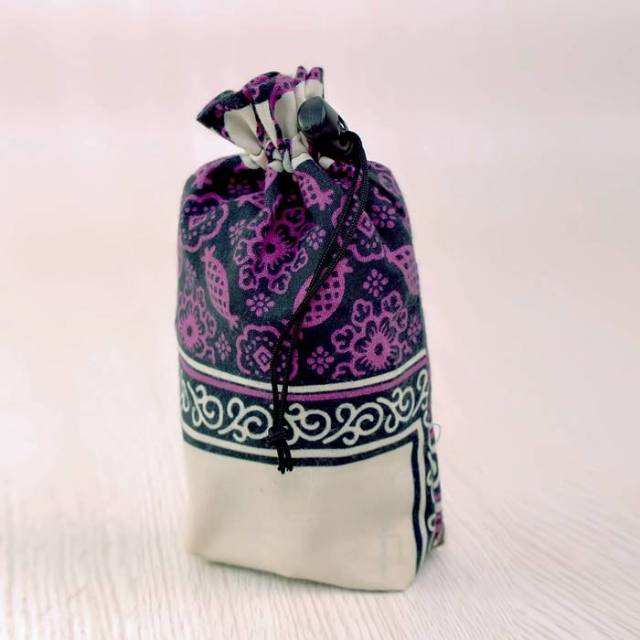 Azkiya Sajadah Traveling Motif Ka'bah Kantong Serut